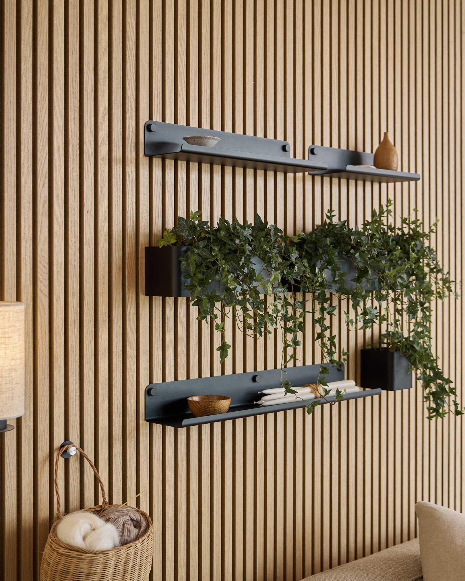 Norr | Plant Box / 47,9 cm, Black
