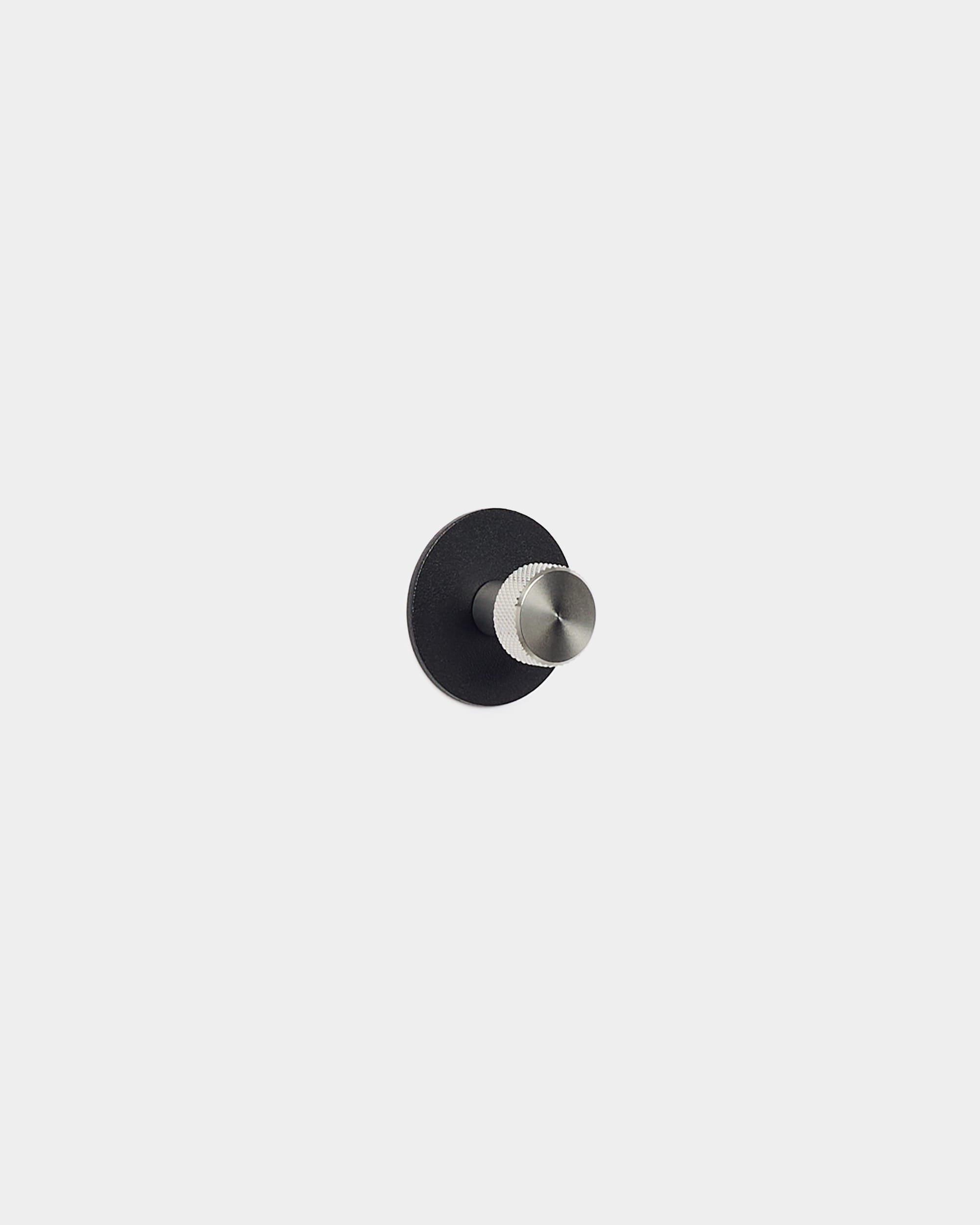 Norr | Coat Hook / X1, Black/Stainless Steel