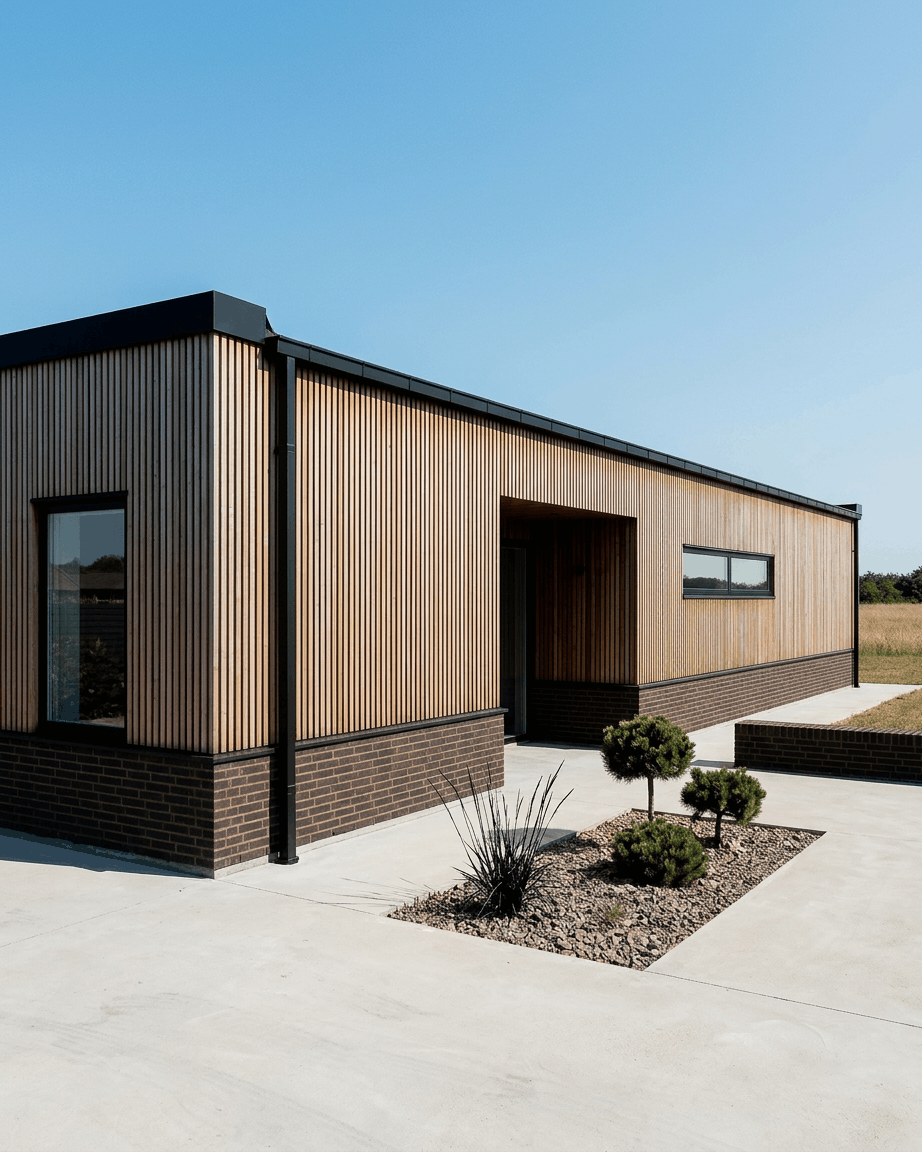 Aluwood | Outdoor Panel / Thermowood, Brown, 240 x 45,1 cm