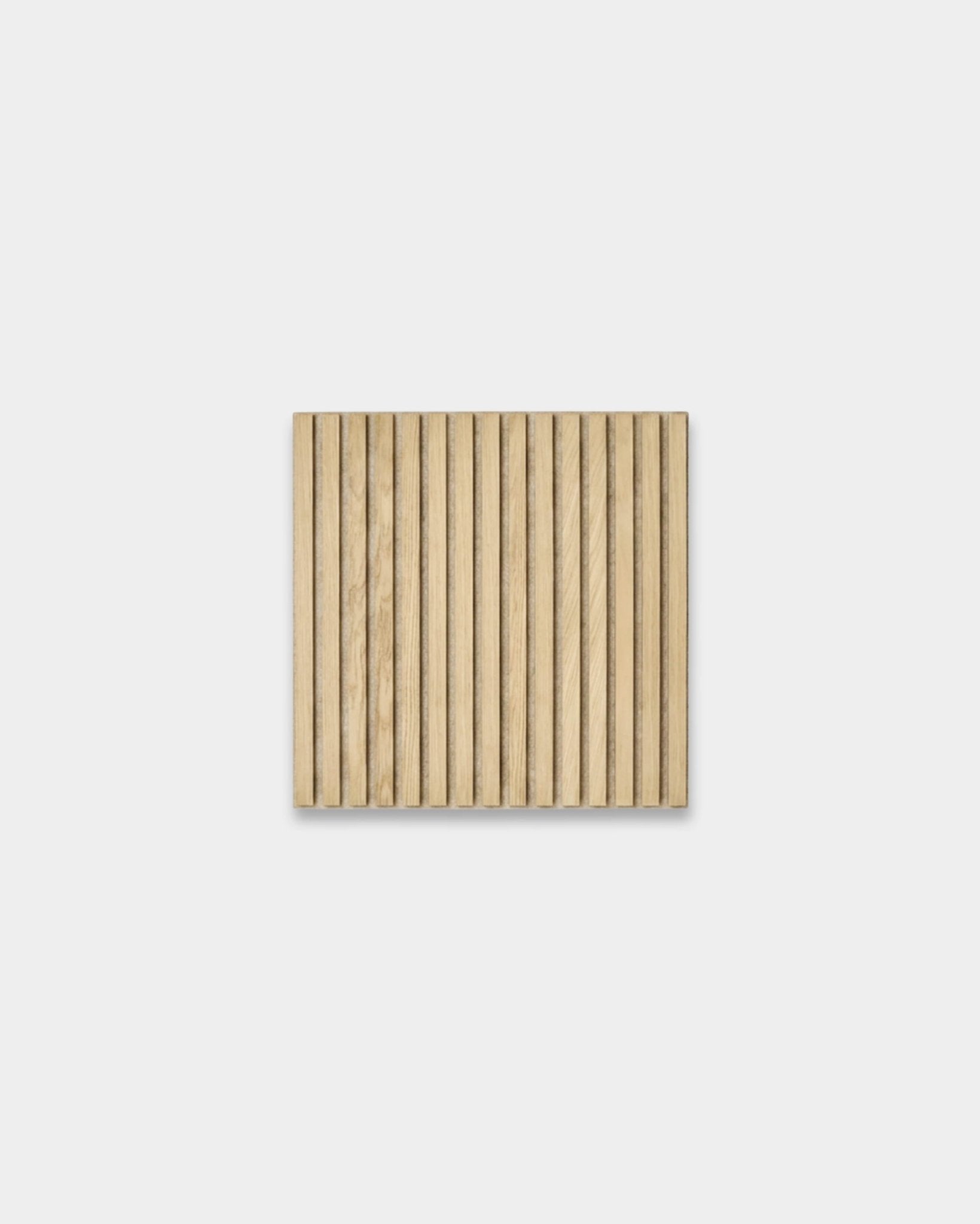 Akupixel | Acoustic Panel / Natural Wood, Classic Oak, Grey Felt, 60 x 60 cm