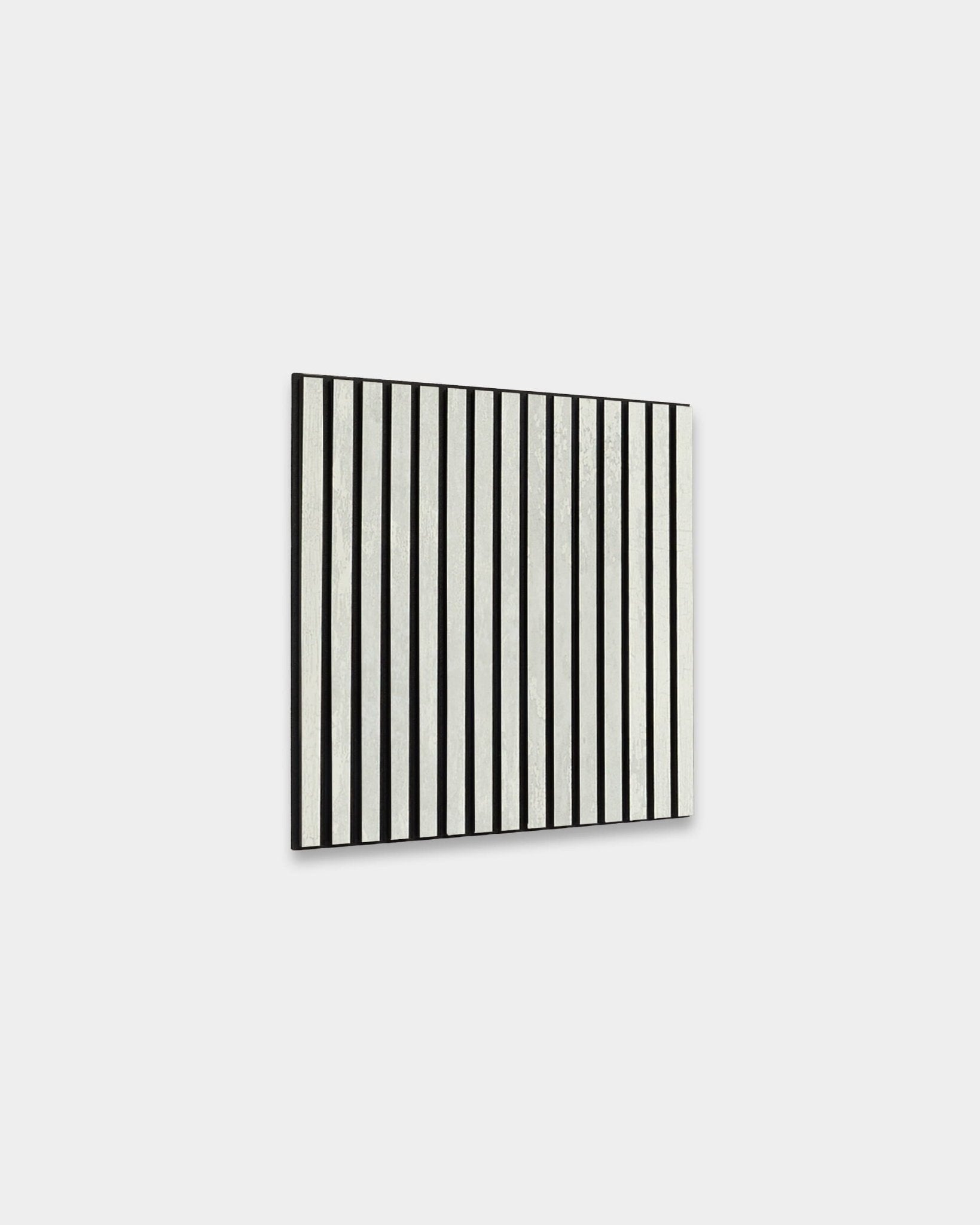 Akupixel | Acoustic Panel / Colored, Oxide White, Black Felt, 60 x 60 cm