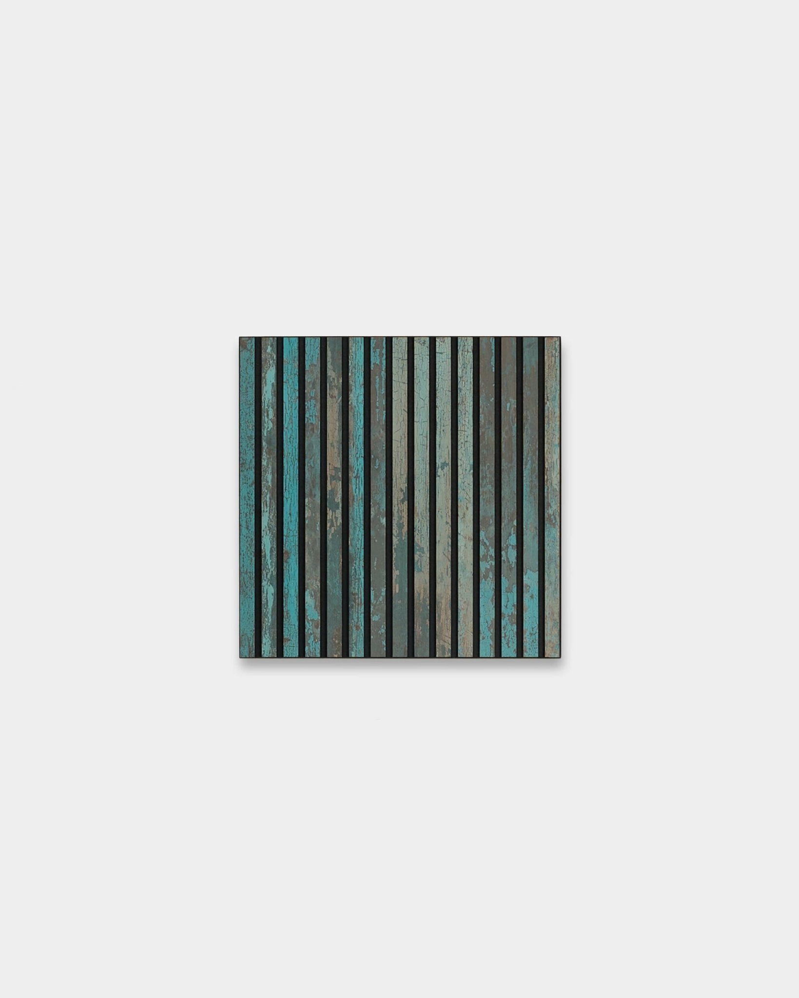 Akupixel | Acoustic Panel / Colored, Oxide Blue, Black Felt, 60 x 60 cm