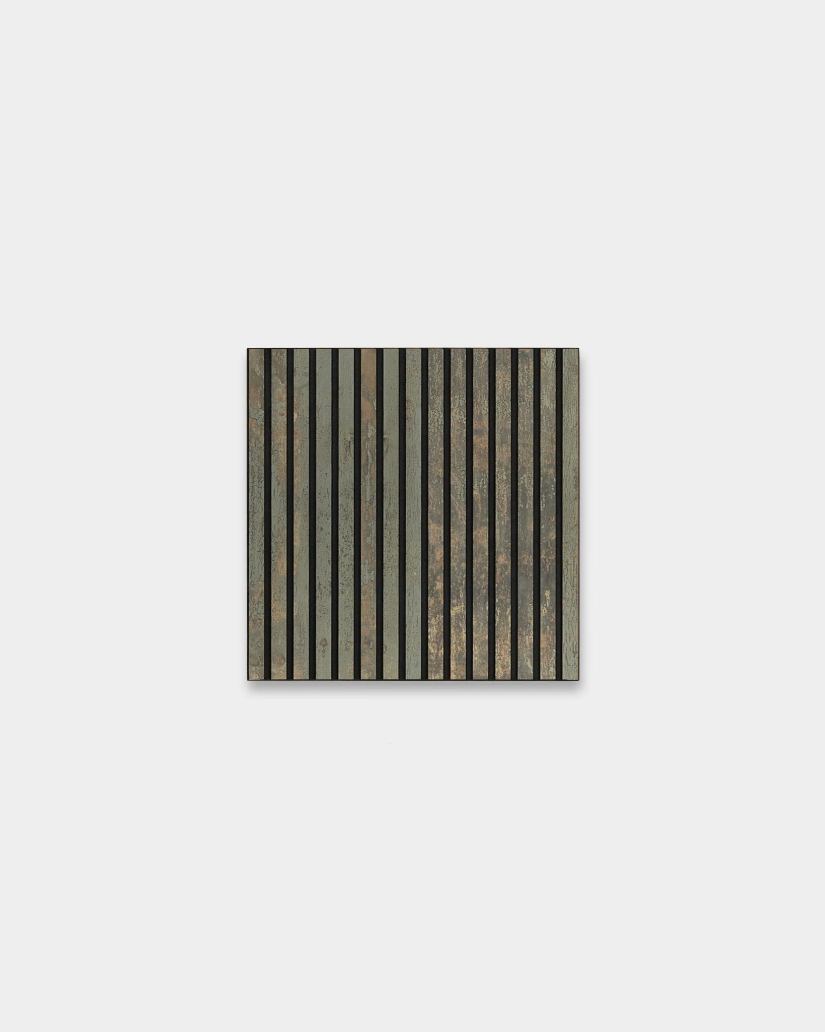 Akupixel | Acoustic Panel / Colored, Oxide Grey, Black Felt, 60 x 60 cm