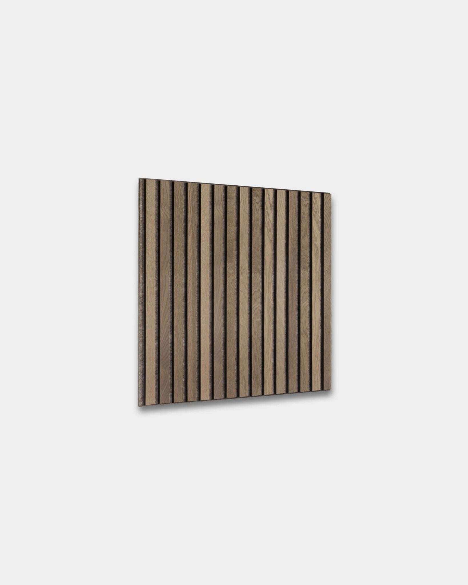 Akupixel | Acoustic Panel / Natural Wood, Rustic Grey Oak, Warm Grey Felt, 60 x 60 cm